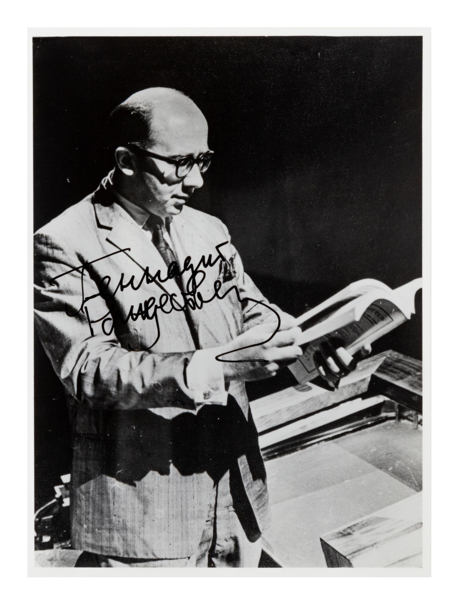 [20TH-CENTURY CONDUCTORS]. A group of 6 signed photographs of conductors from the 20th century, comprising images of: