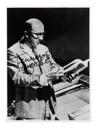 [20TH-CENTURY CONDUCTORS]. A group of 6 signed photographs of conductors from the 20th century, comprising images of: