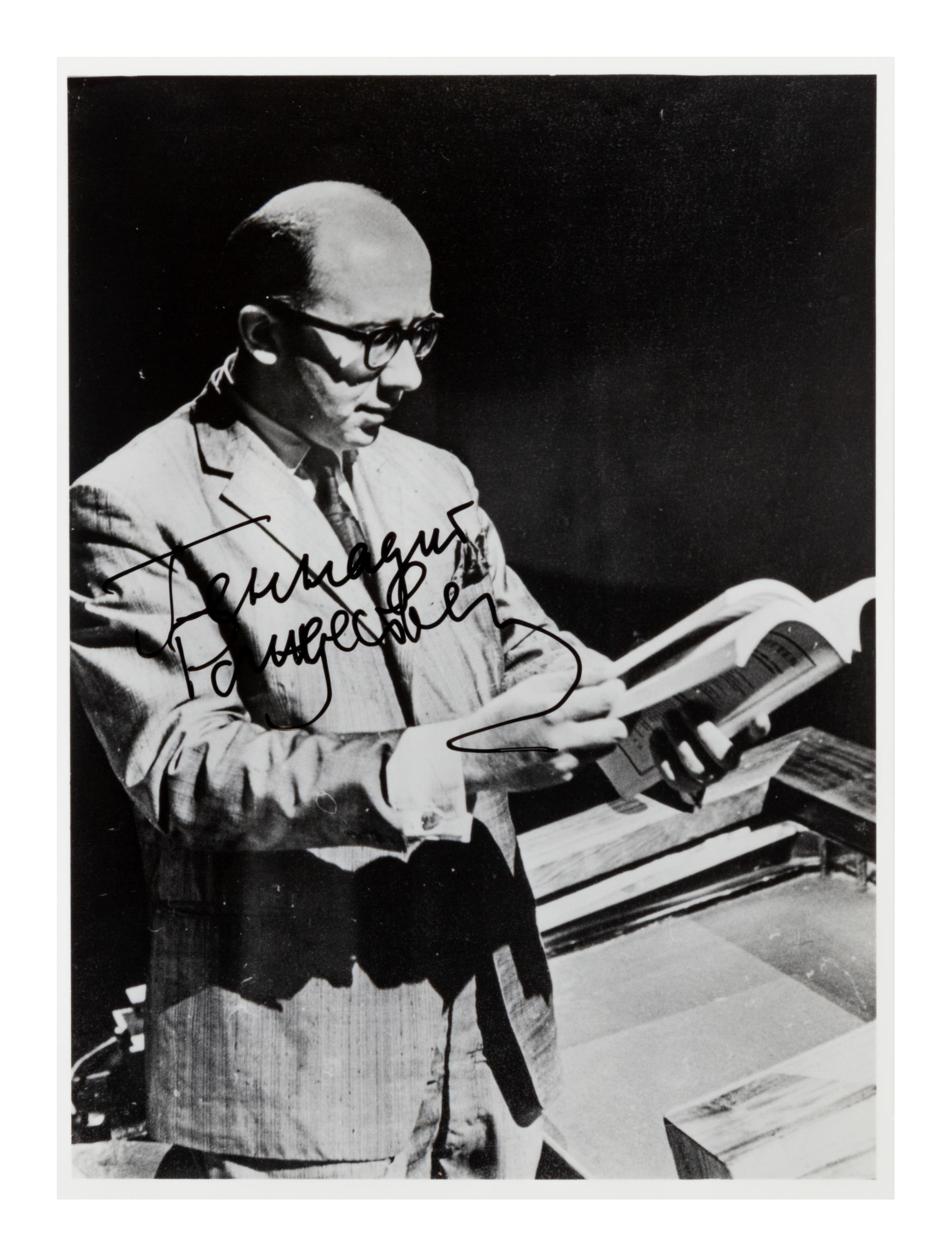 [20TH-CENTURY CONDUCTORS]. A group of 6 signed photographs of conductors from the 20th century, comprising images of: