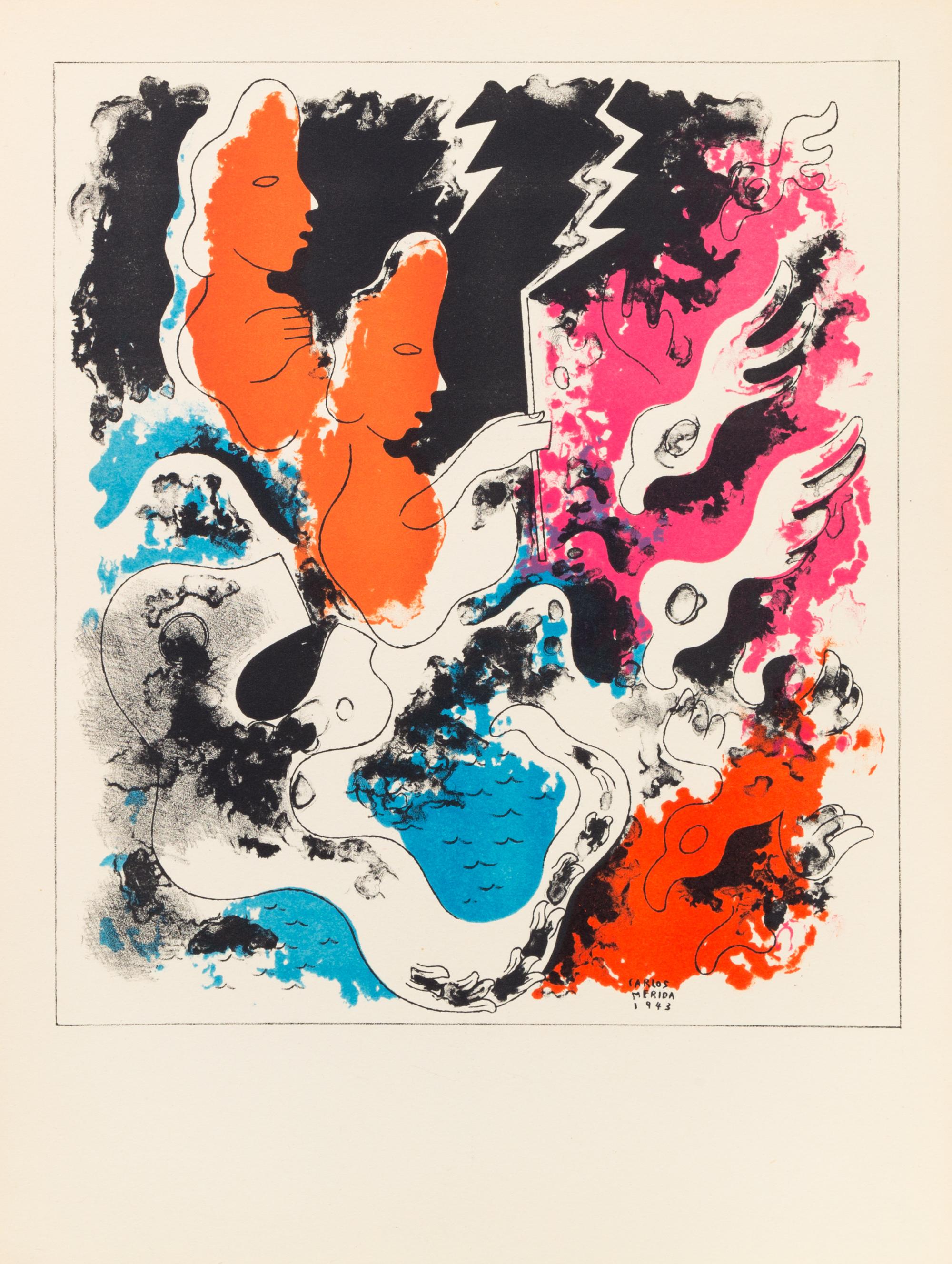 Carlos Merida, (Guatemalan, 1895-1984), Estampas Del Popol-Vuh Series, 1943