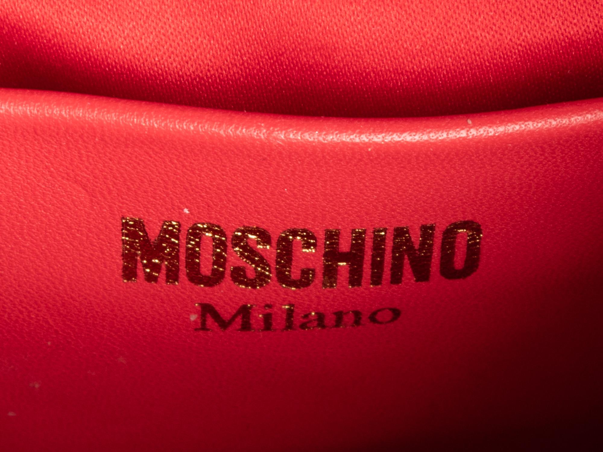 Two Moschino Leather Handbags, c.2015