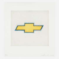 Ed Ruscha (American, B. 1937) Chevy (from the Motor City Series)