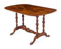 A Continental Burlwood Table