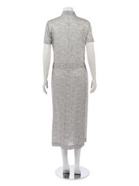 Chanel Address Print Button Front Dress, Spring 1999