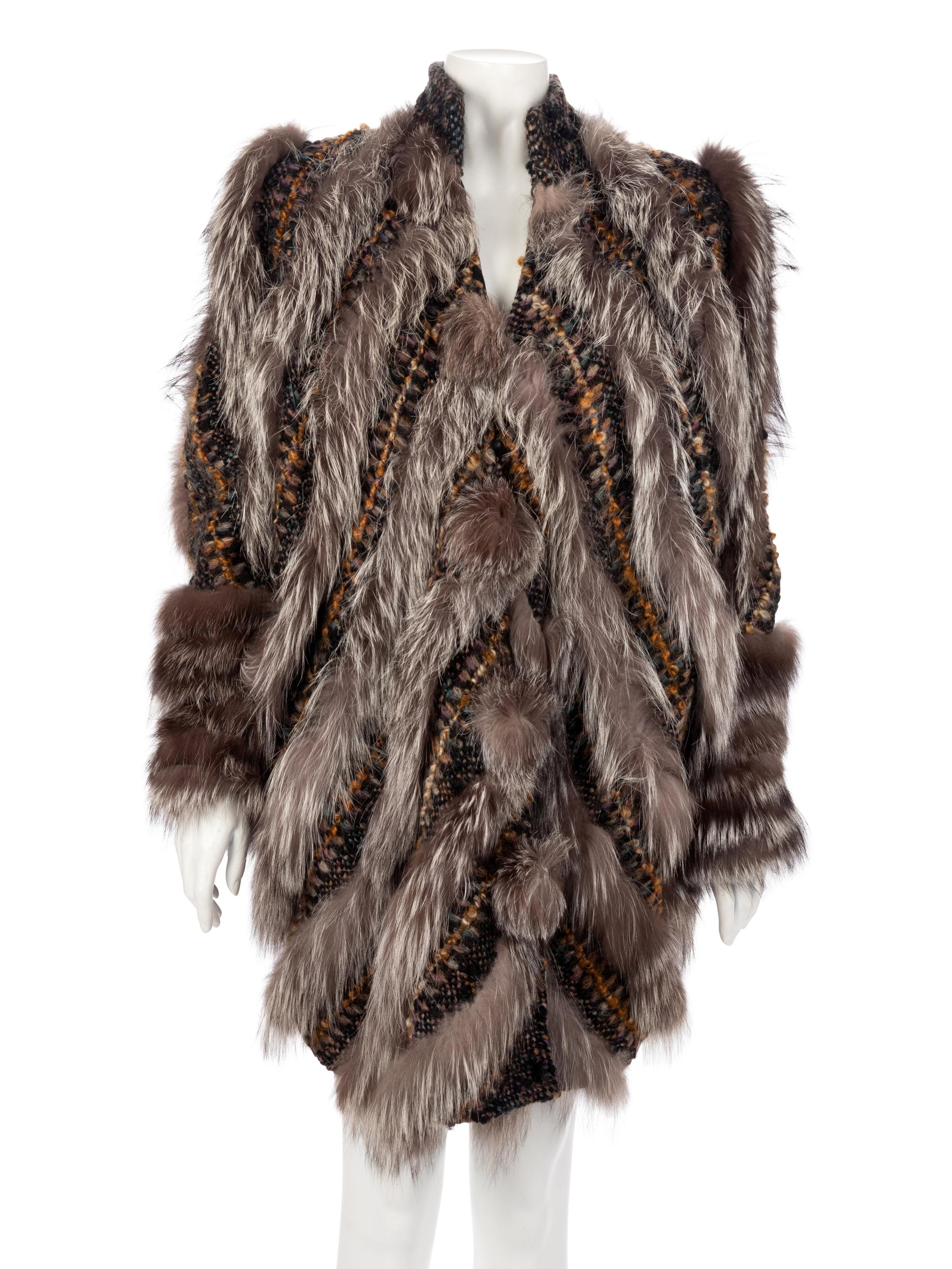 Hattie Vintage Fur Coat, 1980s