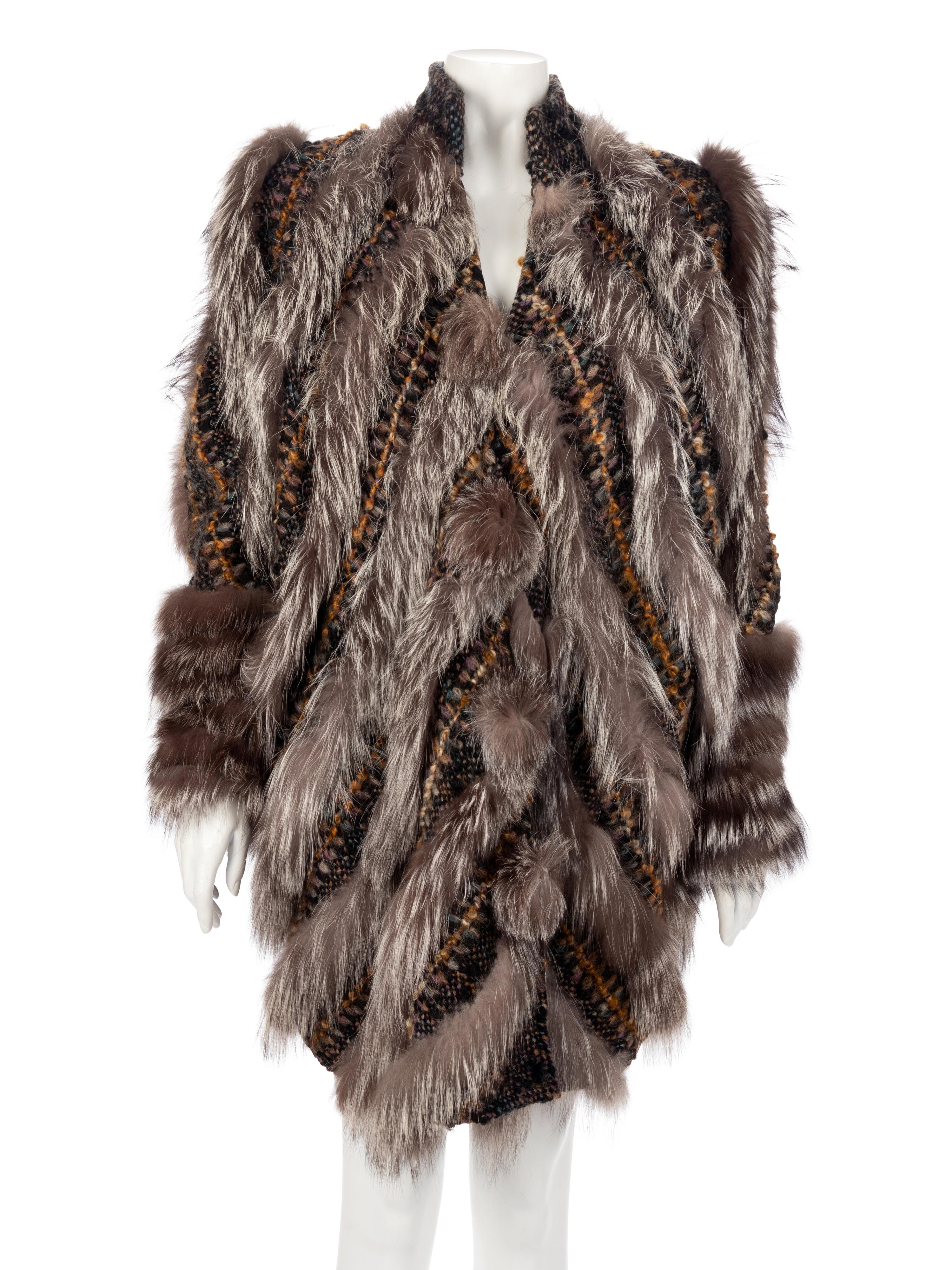 Hattie Vintage Fur Coat, 1980s