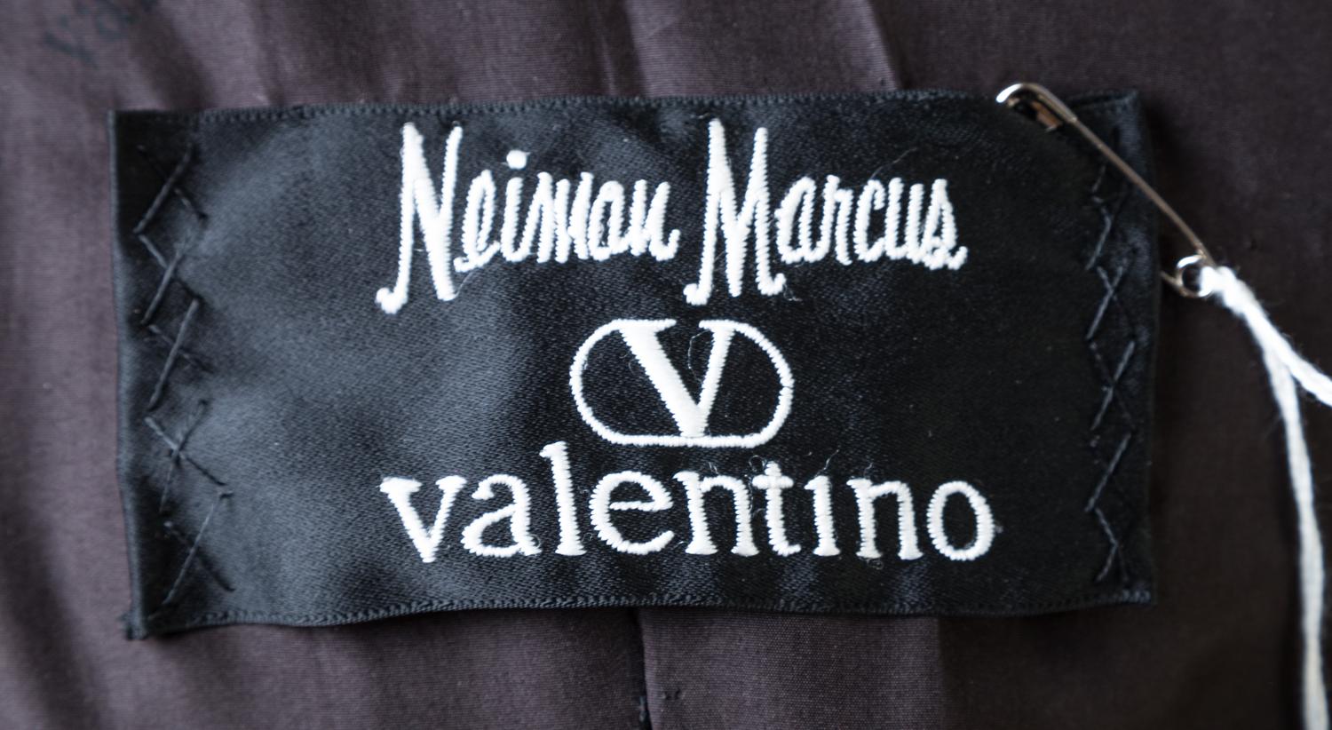 A Valentino Dark Brown Mink Coat, No size.
