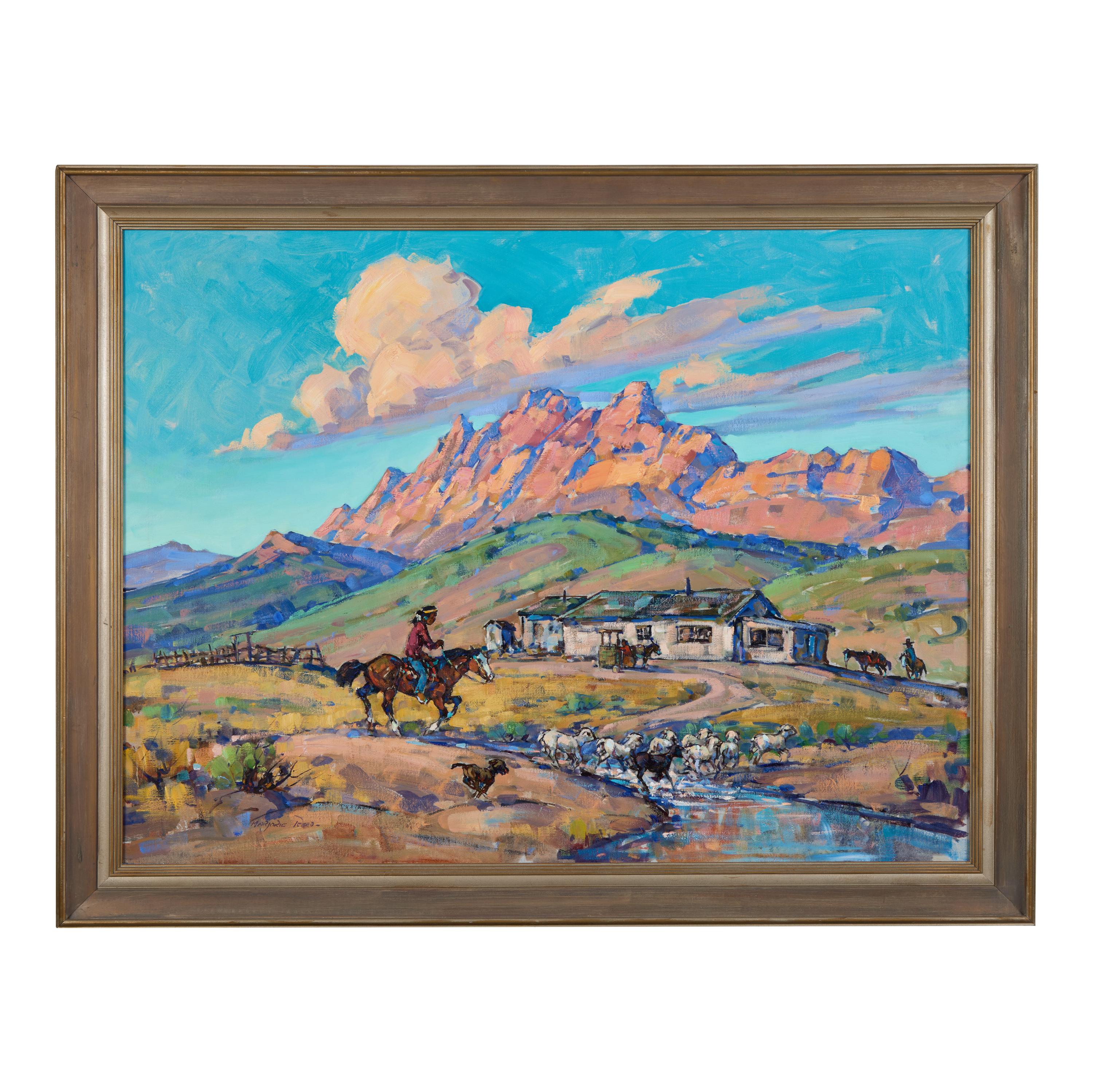 Marjorie Reed (American, 1915-1996) — Sunset-The Gap