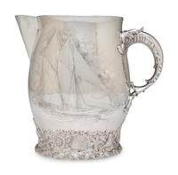 An American Silver Water Pitcher