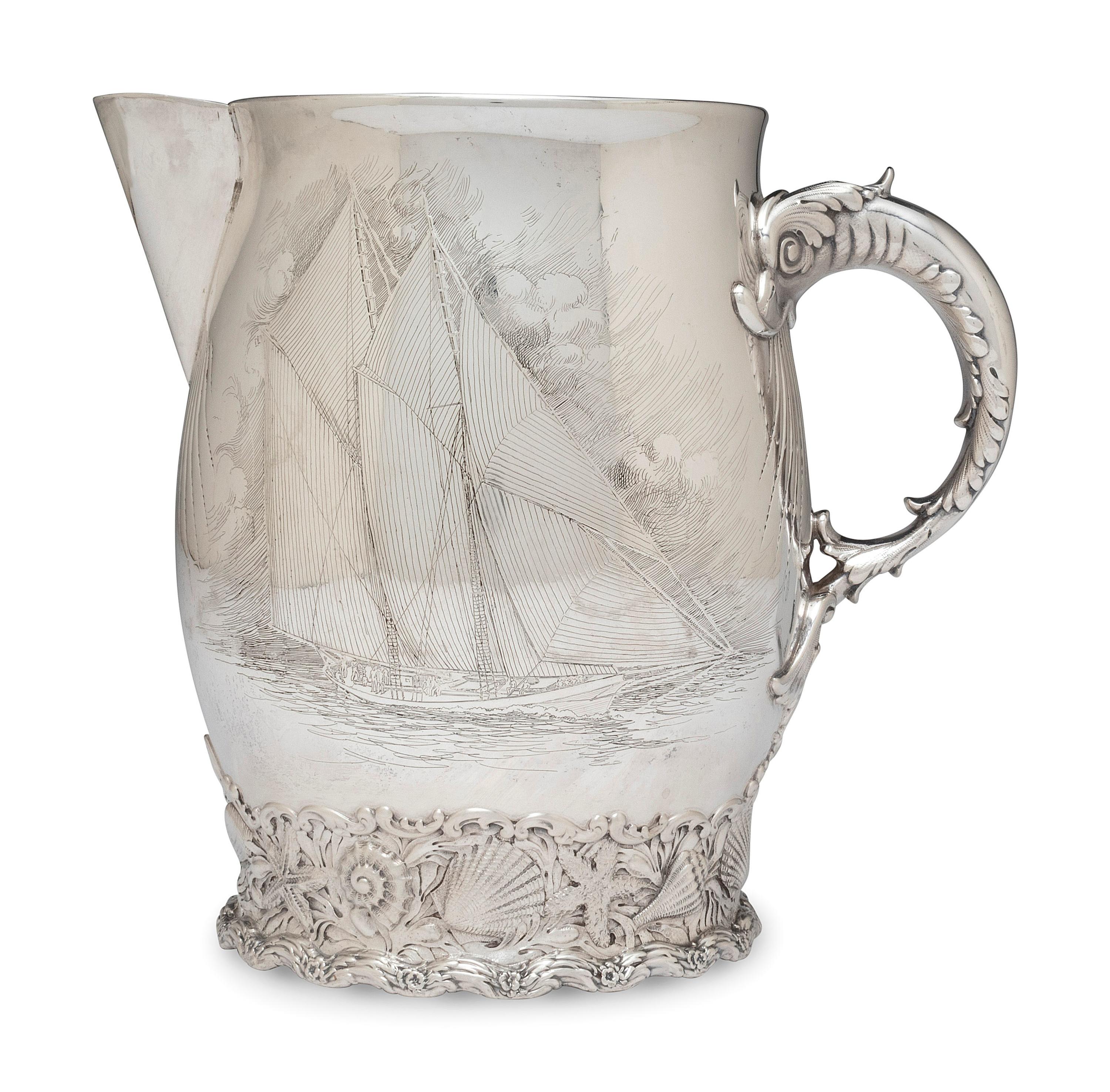 An American Silver Water Pitcher