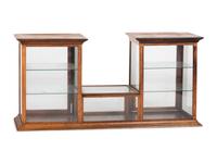 An Oak Frame Store Display Case