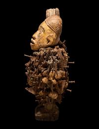 A Yombe or Kongo Oath Making Figure (Nail Fetish)