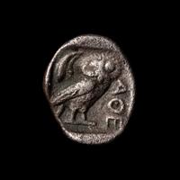 [ANCIENTS] ATTICA. Athens (c. 430 BC). Ar Obol. (0.7 g, 9mm).