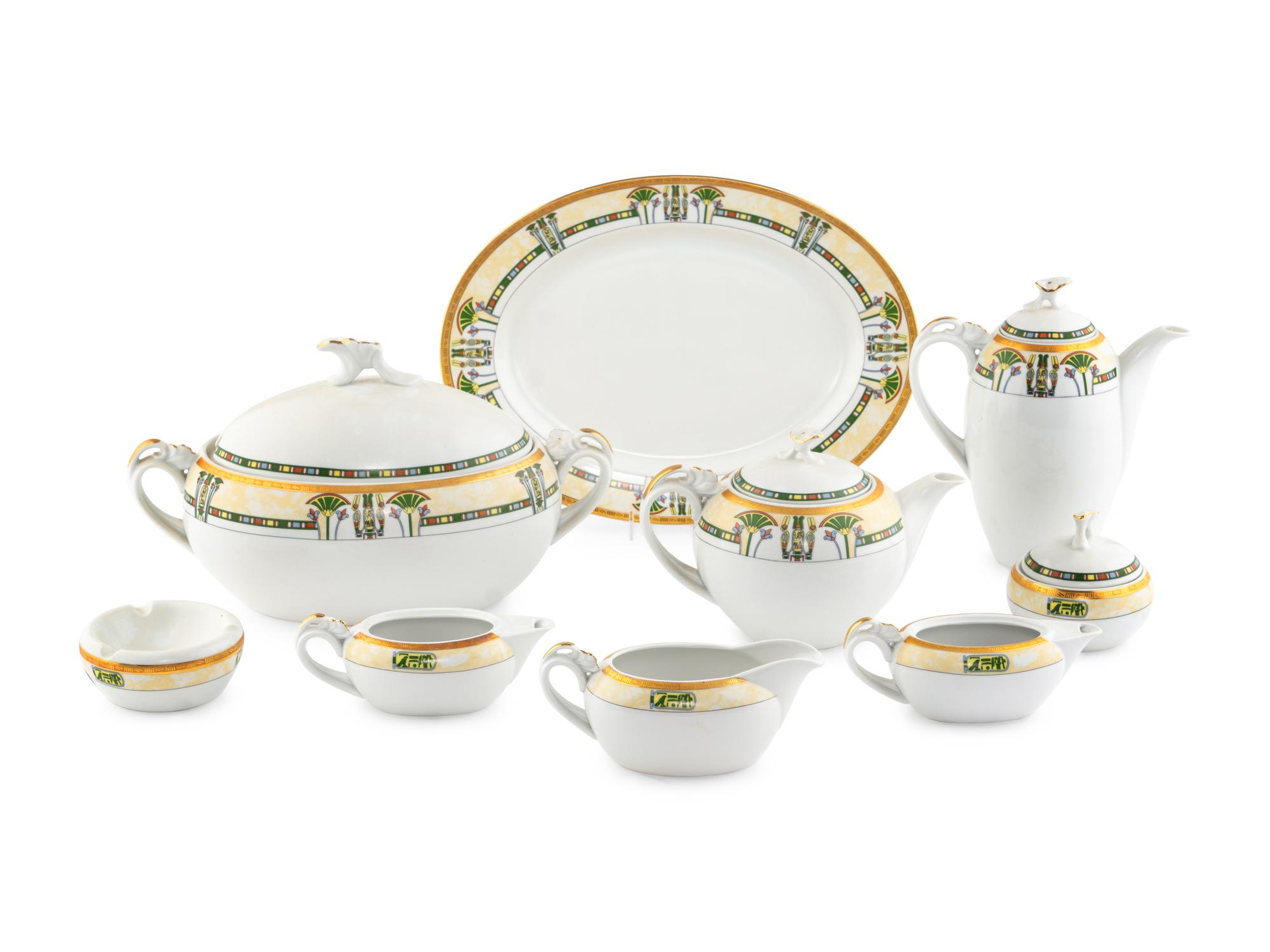 A Czech Porcelain Dinner Service