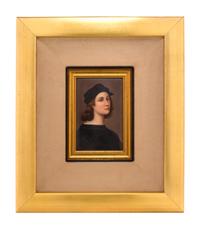 A Continental Porcelain Plaque 5 3/4 x 3 3/4 inches. — 19TH CENTURY