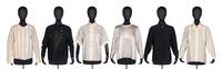 Six Chanel Silk Blouses