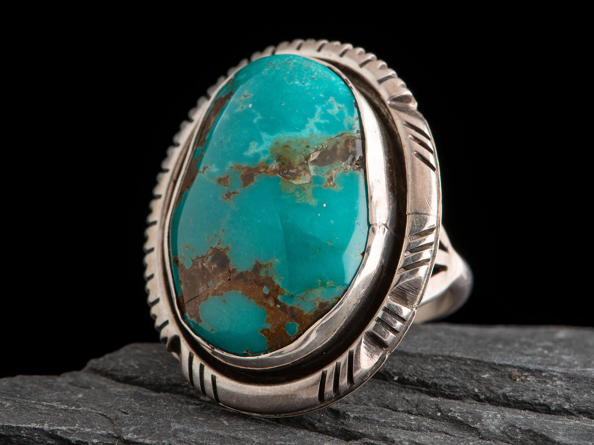 Sterling Silver and Turquoise Ring
