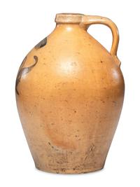 A Henry Purdy Two-Gallon Cobalt Decorated Stoneware Jug