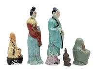 Five Chinese Porcelain Figures