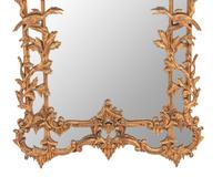 A George III “Chinese Chippendale” Style Giltwood Mirror