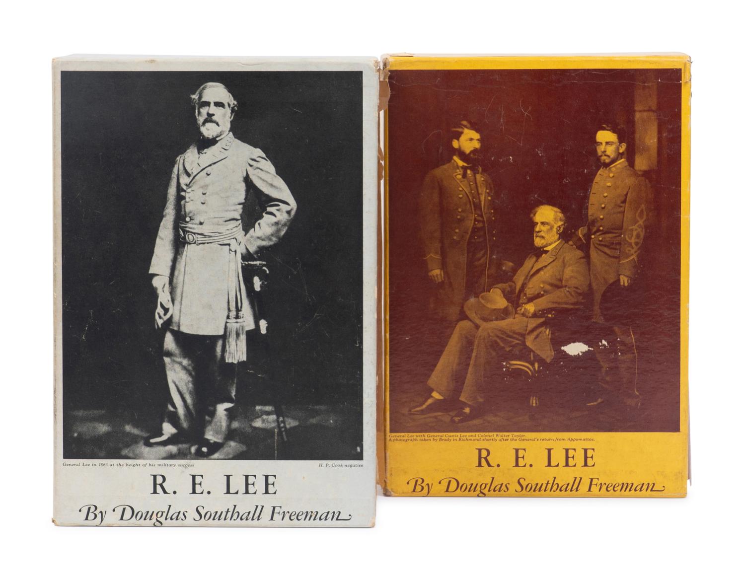 FREEMAN, Douglas Southall (1886-1953). R.E. Lee: A Biography . New York and London: Charles Scribner's Sons, 1934-1935.