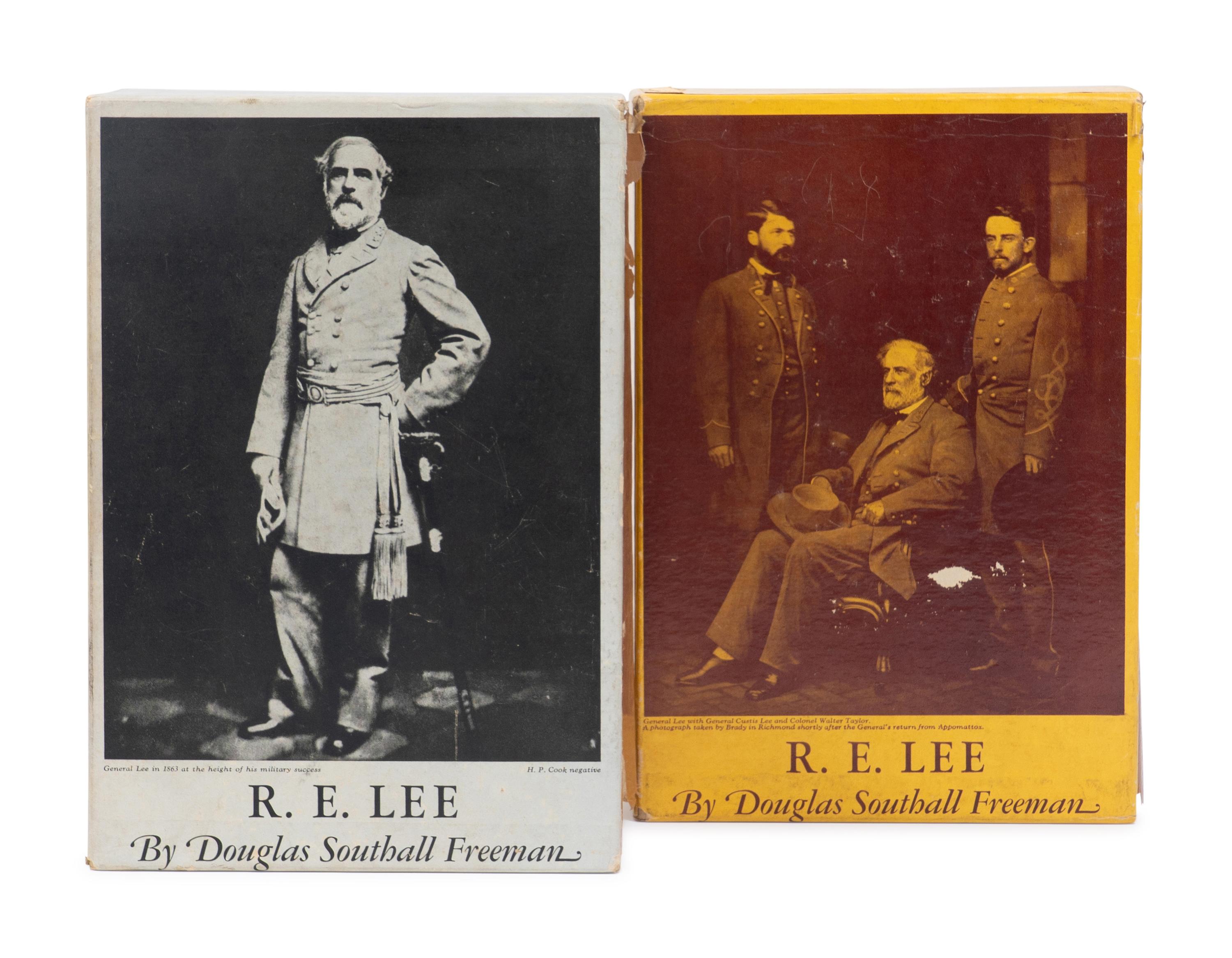 FREEMAN, Douglas Southall (1886-1953). R.E. Lee: A Biography . New York and London: Charles Scribner's Sons, 1934-1935.