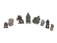 Eight Inuit Soapstone Carvings