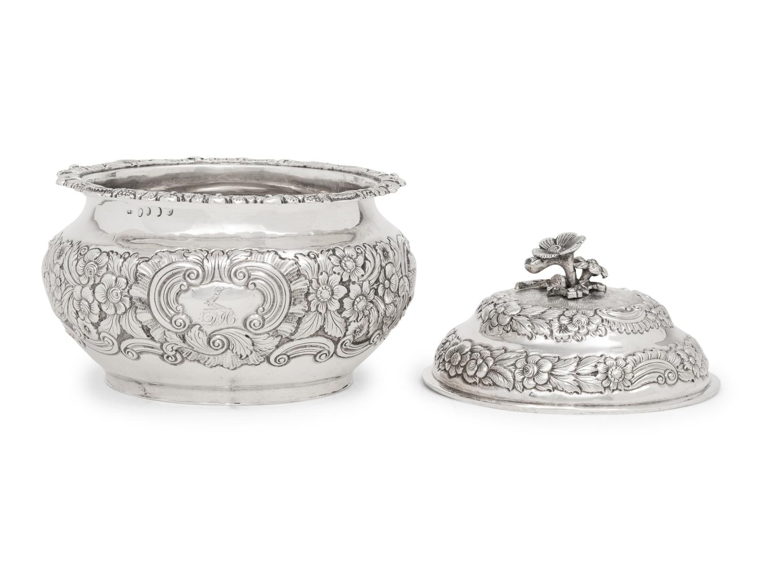 An Irish George IV Silver Covered Jar