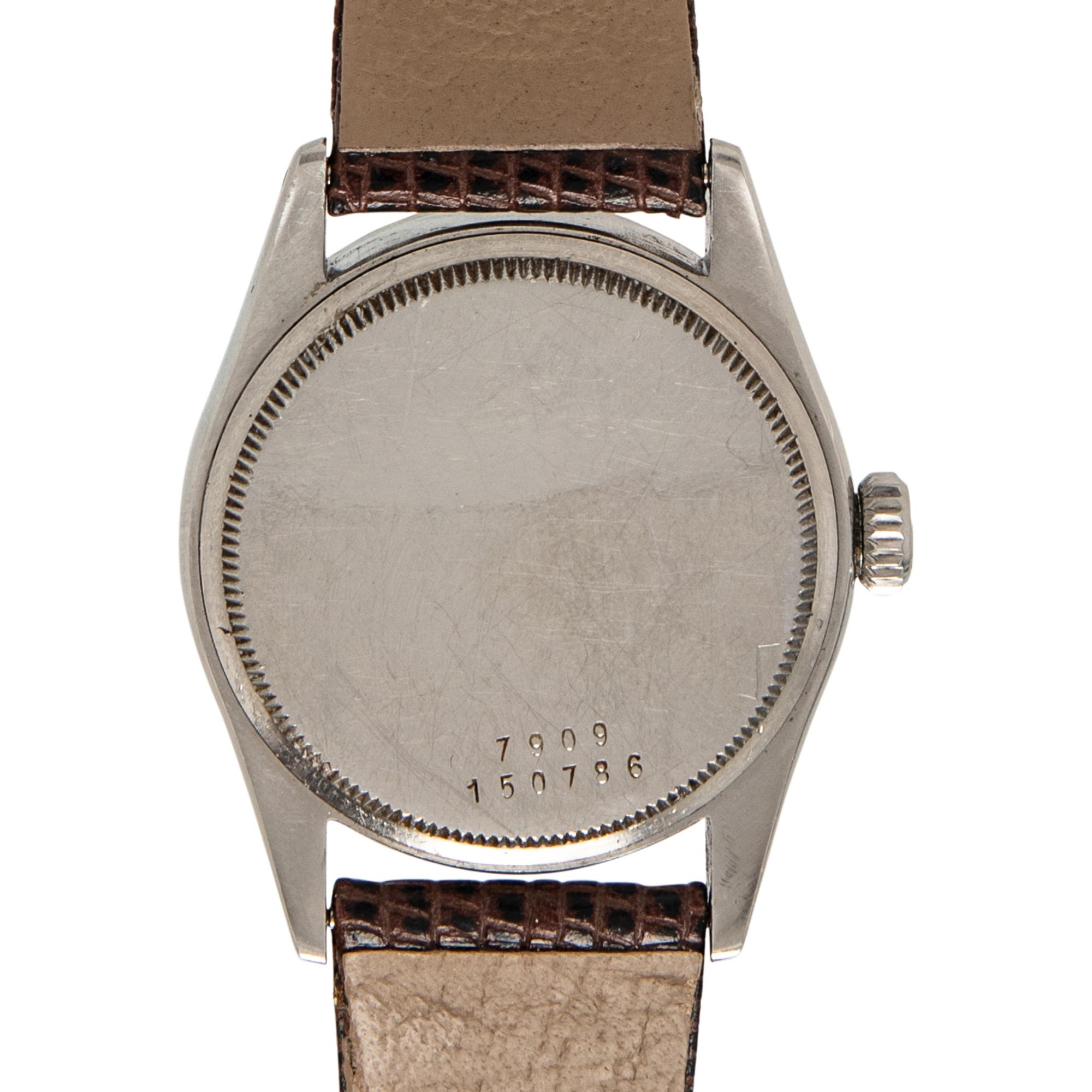 TUDOR, REF. 7909 STAINLESS STEEL VINTAGE 'OYSTER-PRINCE' HONEYCOMB DIAL WATCH