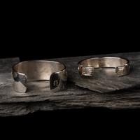 Navajo Sterling Silver Equine Themed Cuff Bracelets