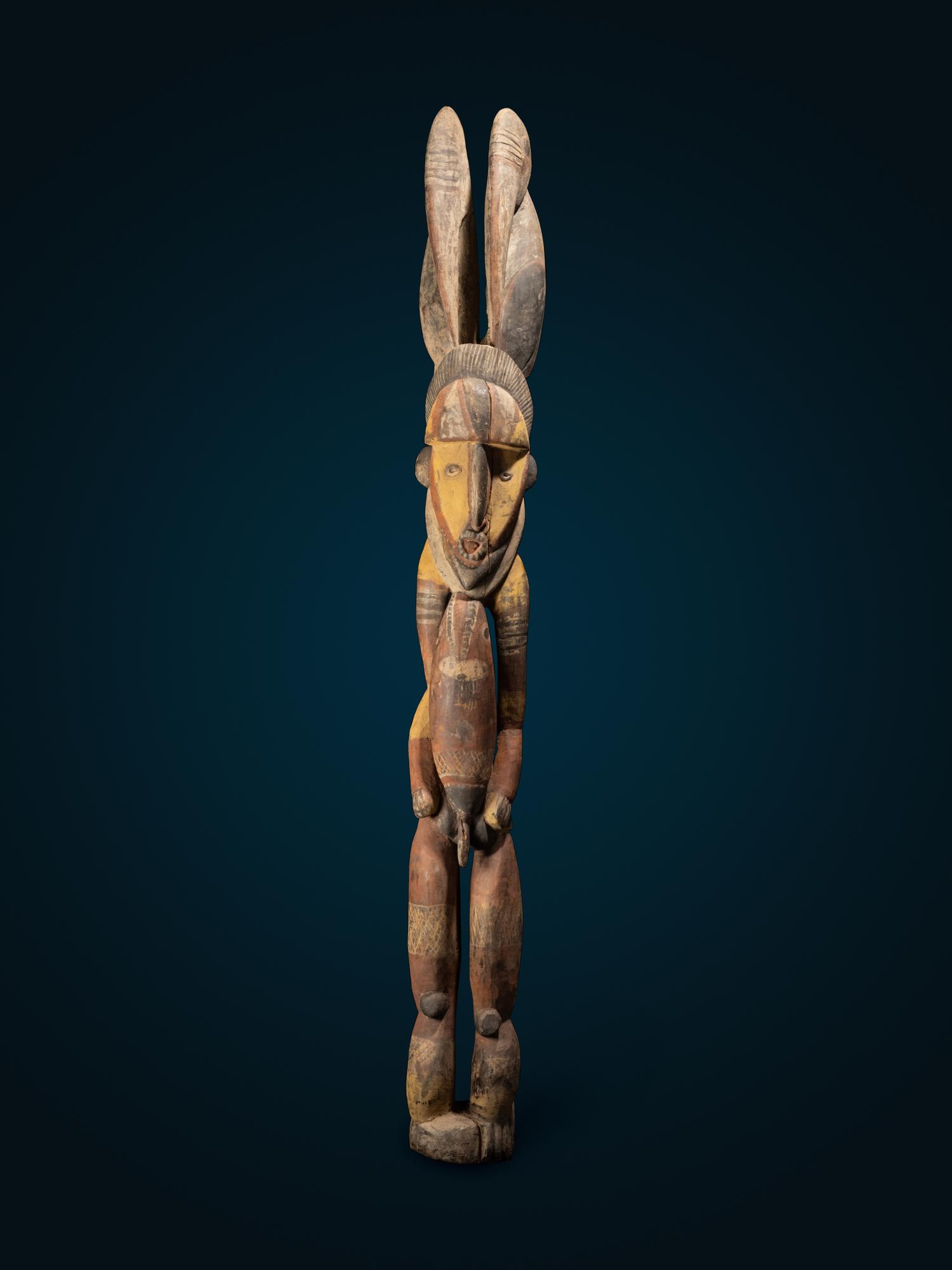 An Abelam or Arapesh Wood Ancestral Figure