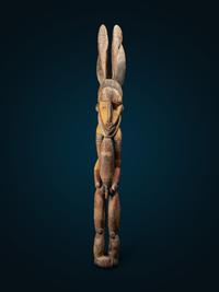 An Abelam or Arapesh Wood Ancestral Figure