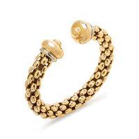 YELLOW GOLD CUFF BRACELET