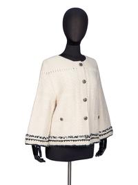Chanel, Cable-Knit Cashmere Cardigan