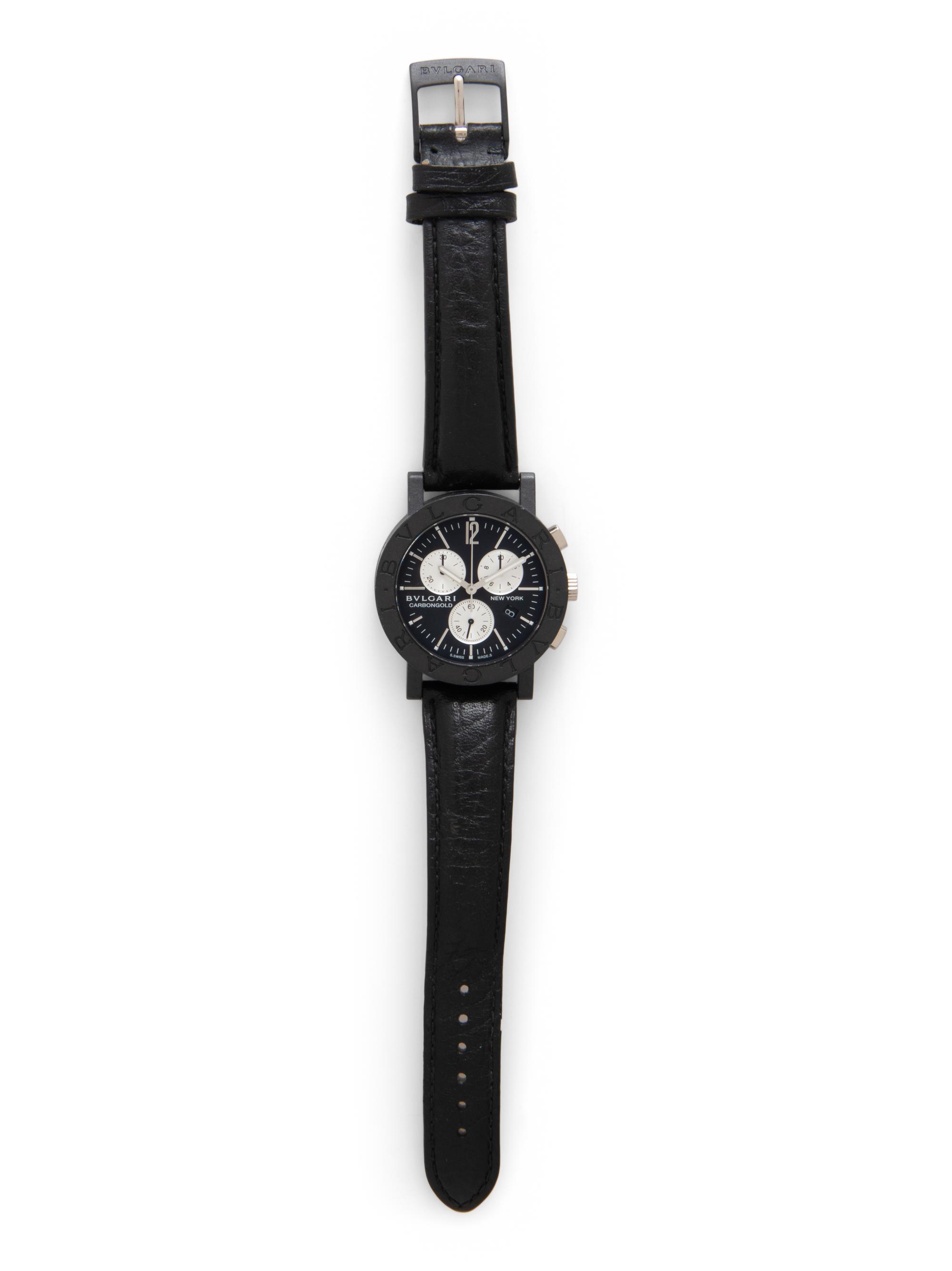 BULGARI, 'CARBONGOLD' CHRONOGRAPH WATCH