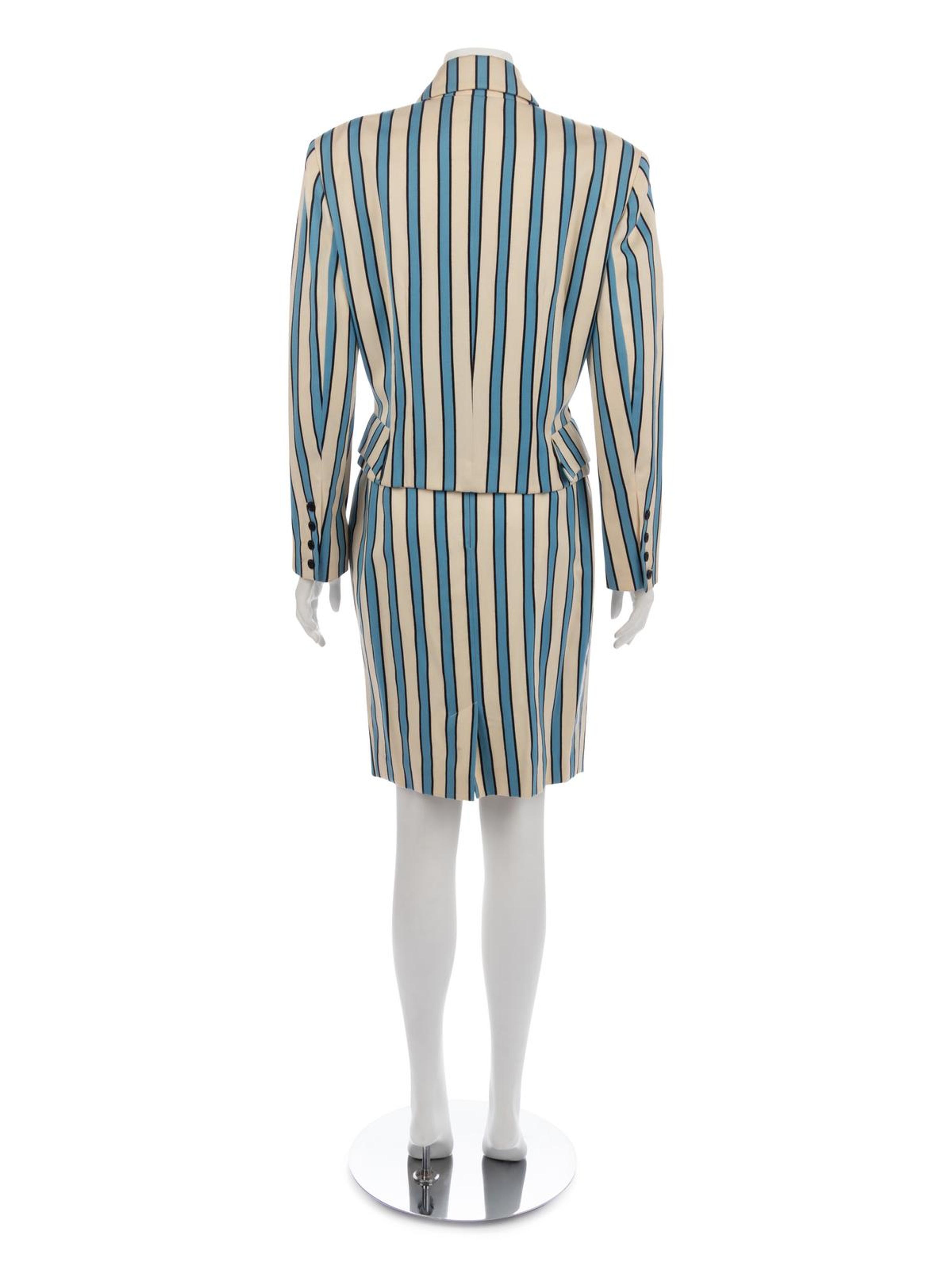 Two Designer Skirt Suits, 1980-90s: Valentino & Irene Remonville