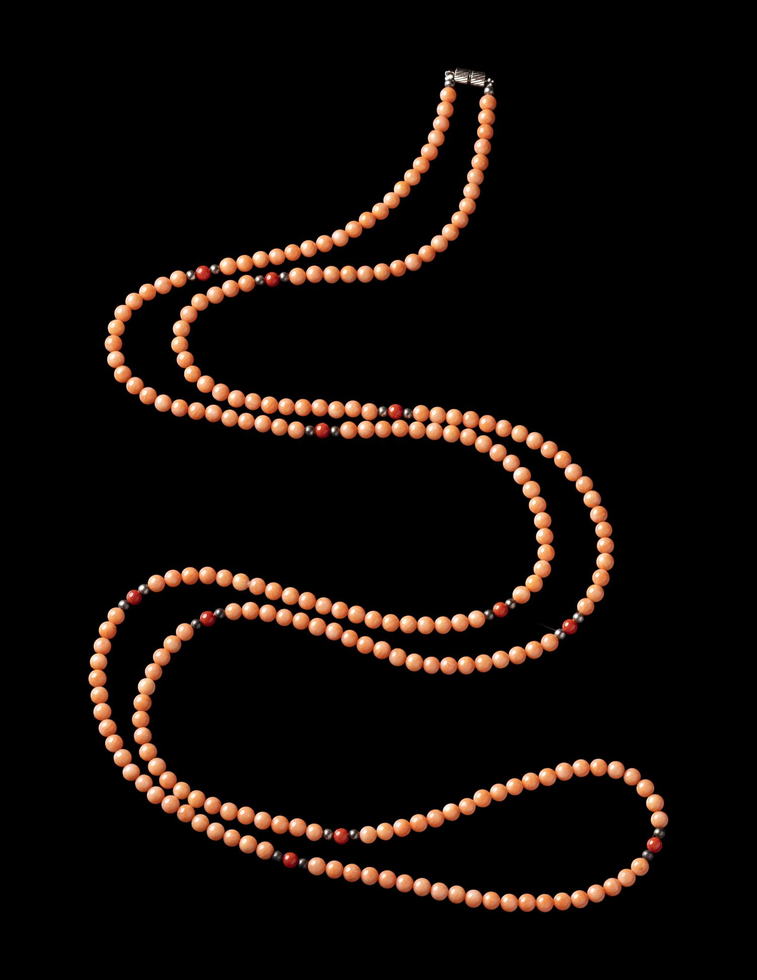 Eight Red Coral Jewelry