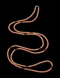 Eight Red Coral Jewelry