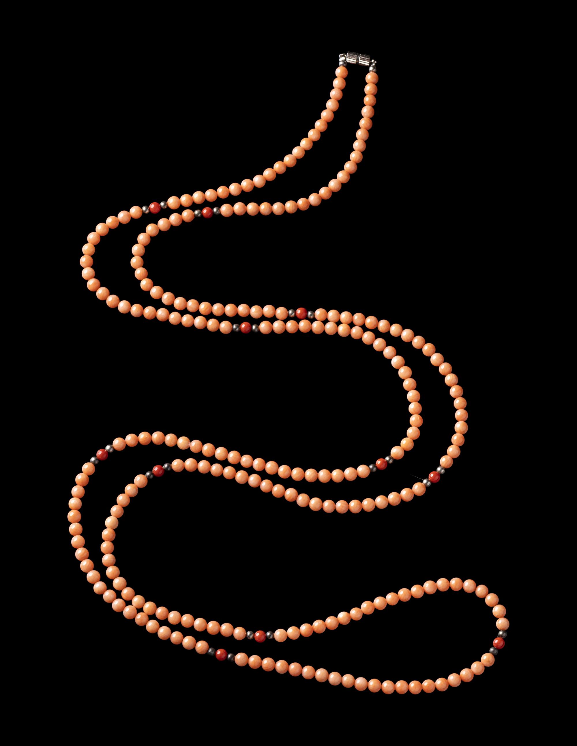 Eight Red Coral Jewelry