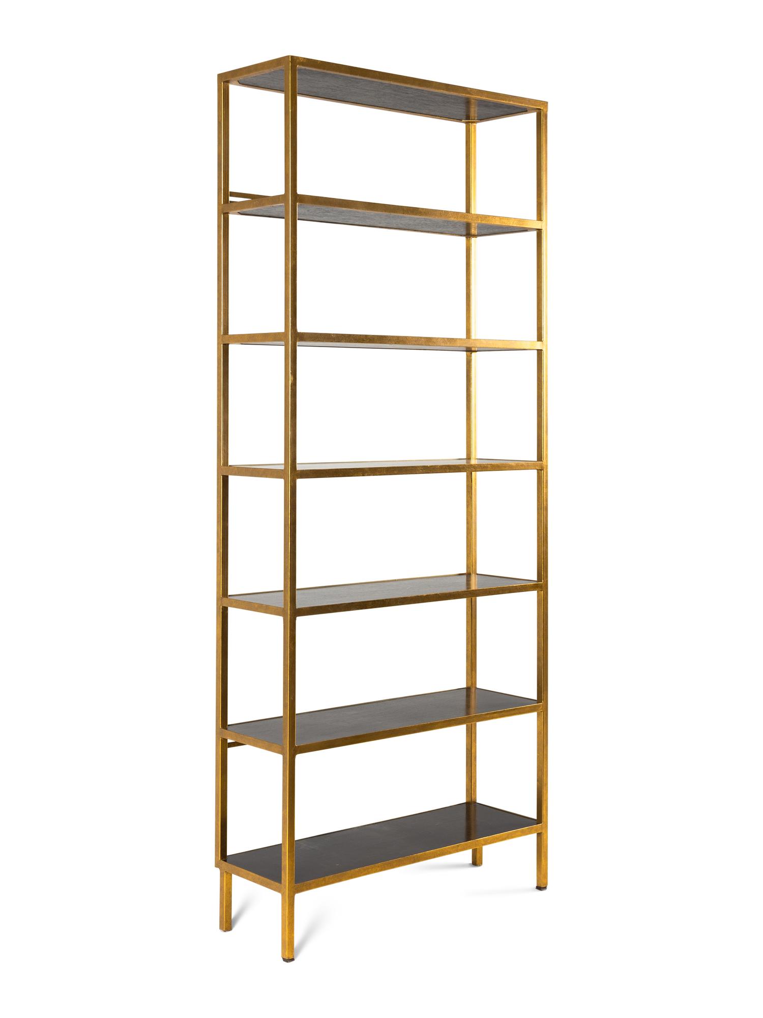 A Gilt Metal Étagère