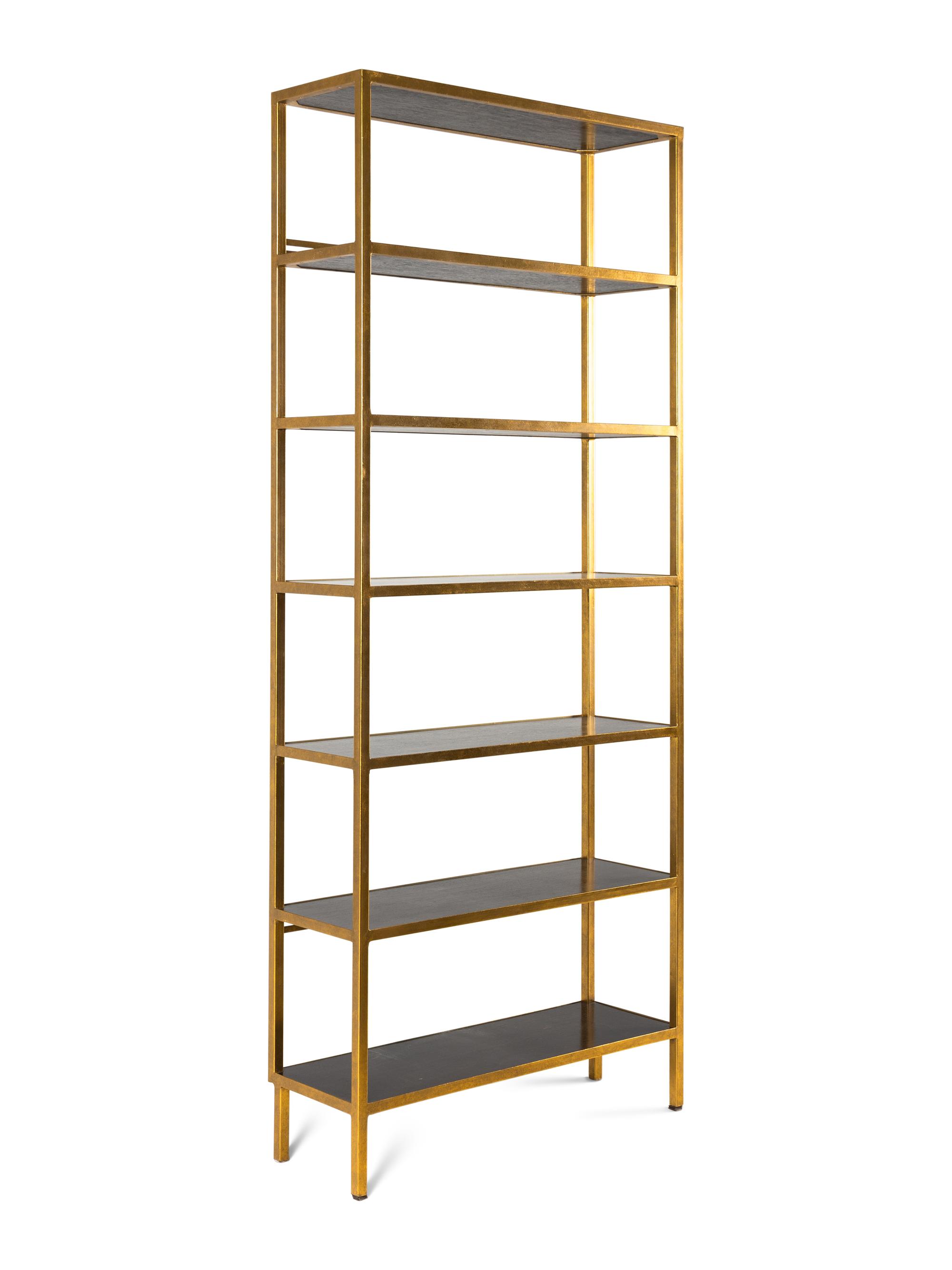 A Gilt Metal Étagère