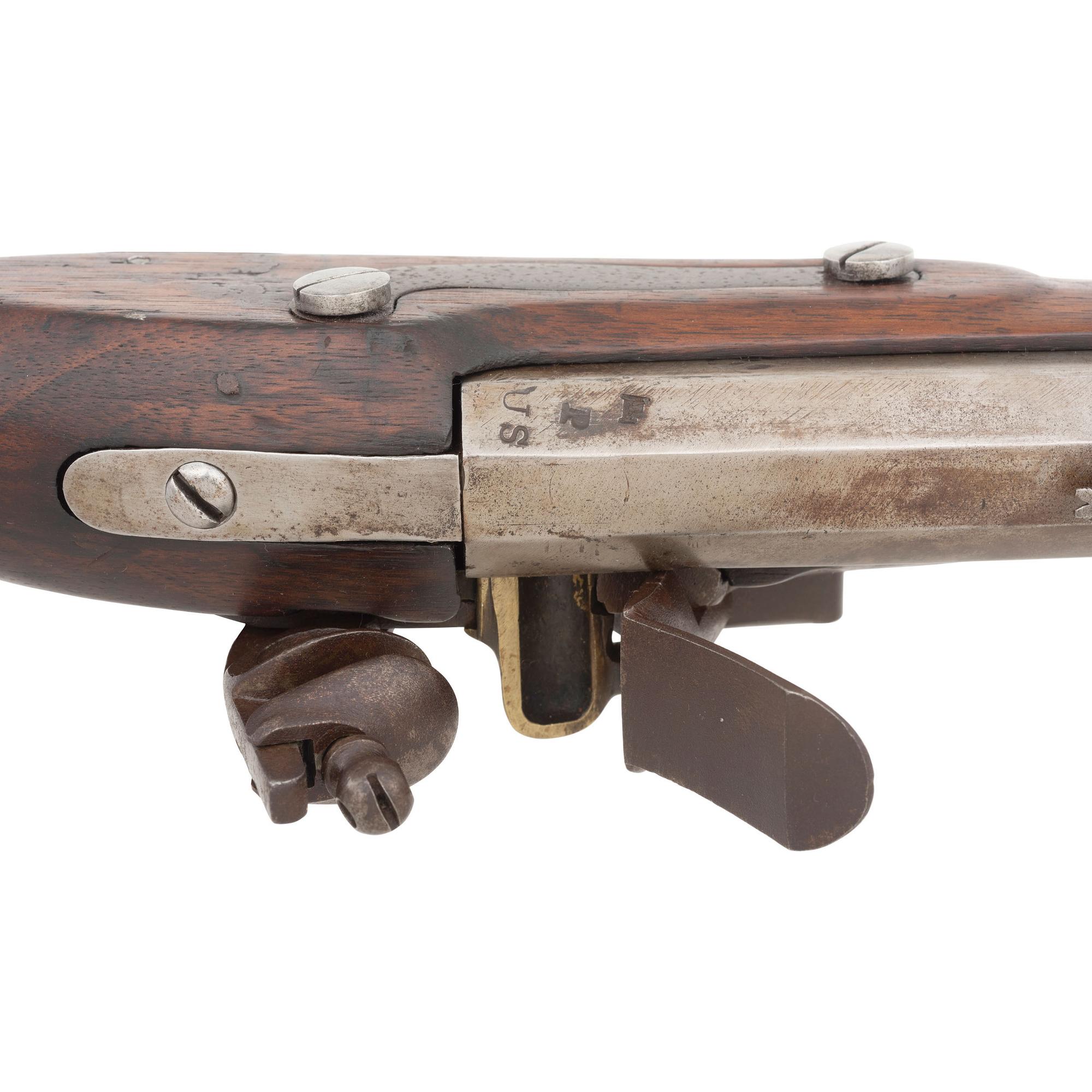 Reconverted Deringer Contract US Model 1814 Rifle with Benton Rear Sight