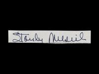 A Group of 10 Stan Musial Signed Autograph Cuts from The Collection of Stan Musial,