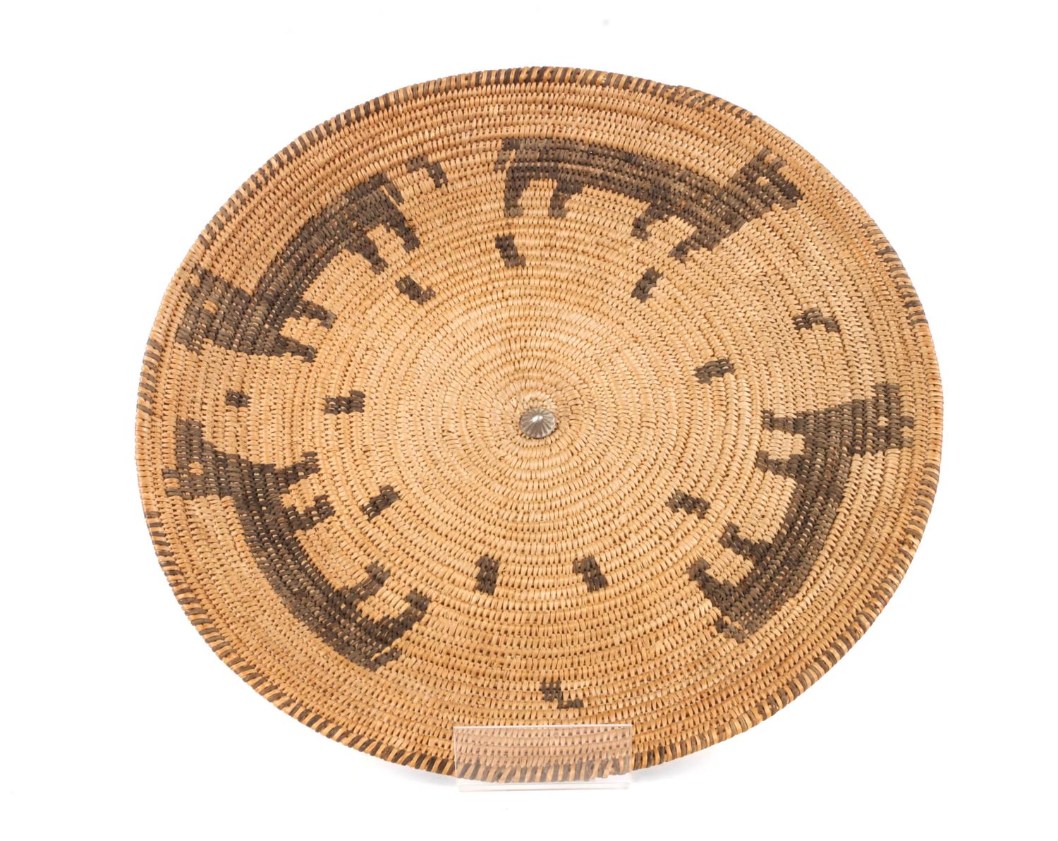 Apache Pictorial Basket Diameter 14 1/2 inches