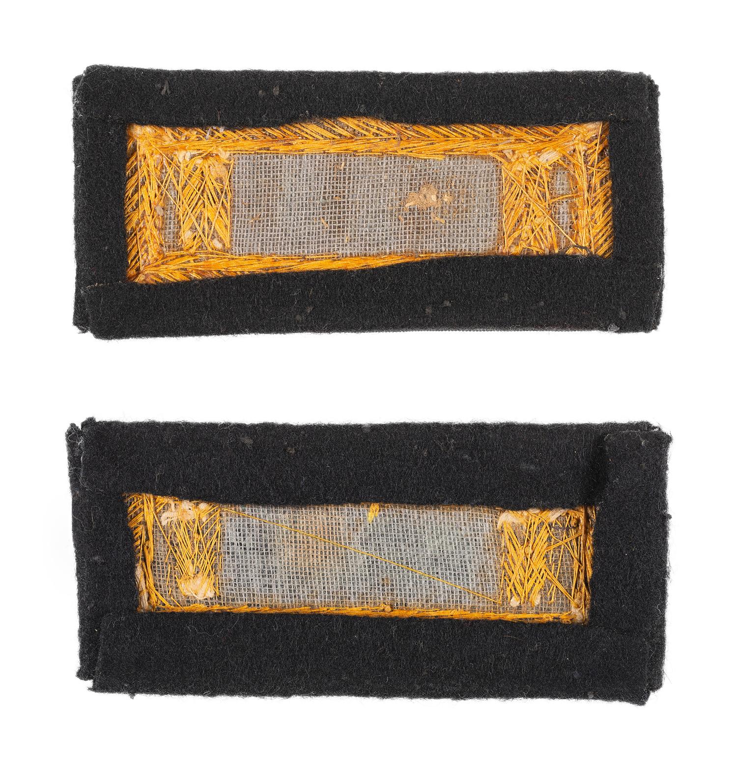 Civil War extra quality first lieutenant of cavalry shoulder straps.