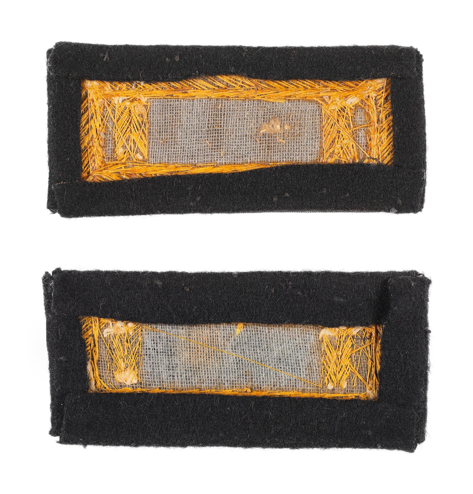Civil War extra quality first lieutenant of cavalry shoulder straps.