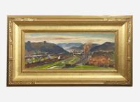 John Fulton Folinsbee (American, 1892-1972) - Summer Pasture; together with Sketch for Mural, Burgettstown, PA (Two Works)