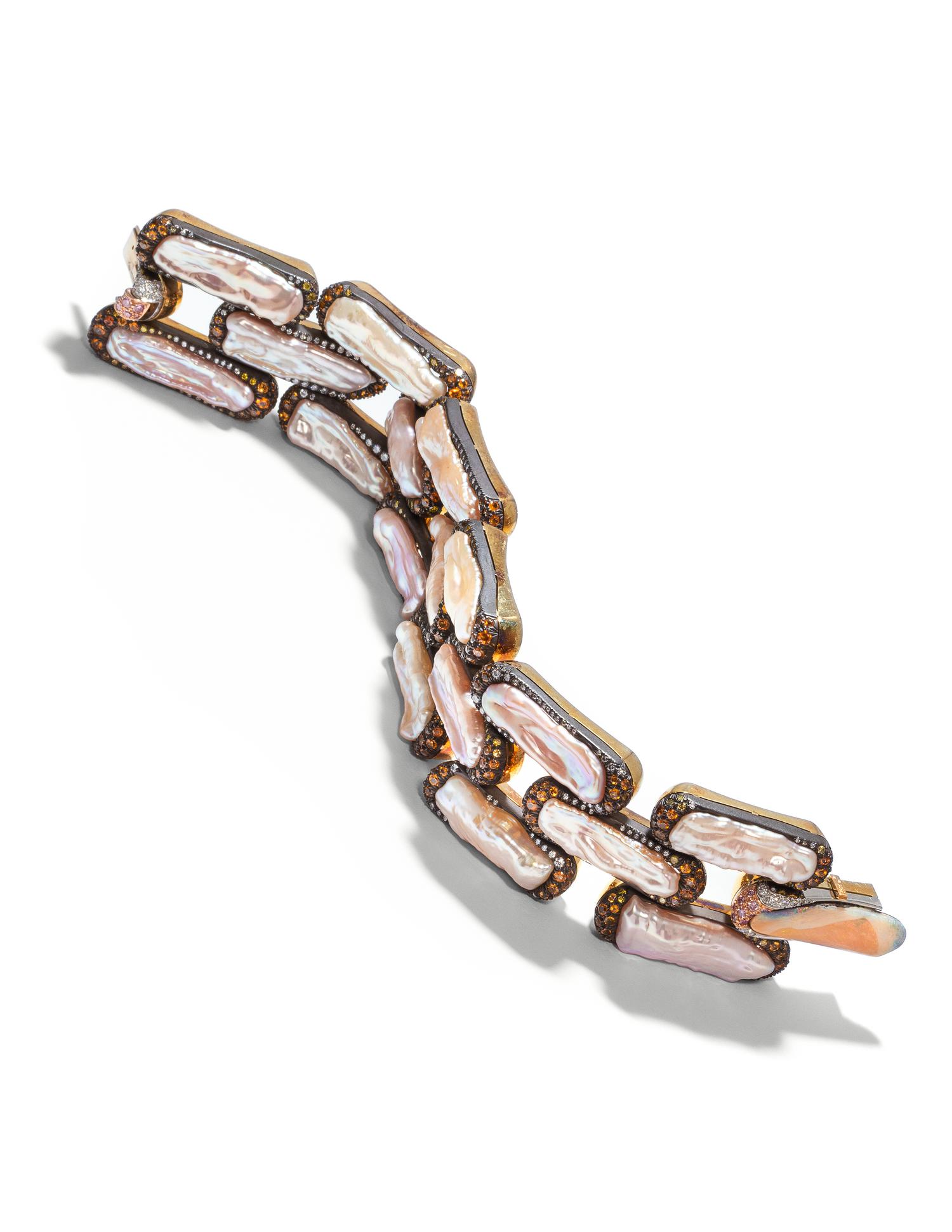NICHOLAS VARNEY, MULTIGEM 'BRICK' BRACELET