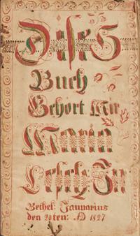 [Fraktur] A Pennsylvania German Fraktur Book-Plate
