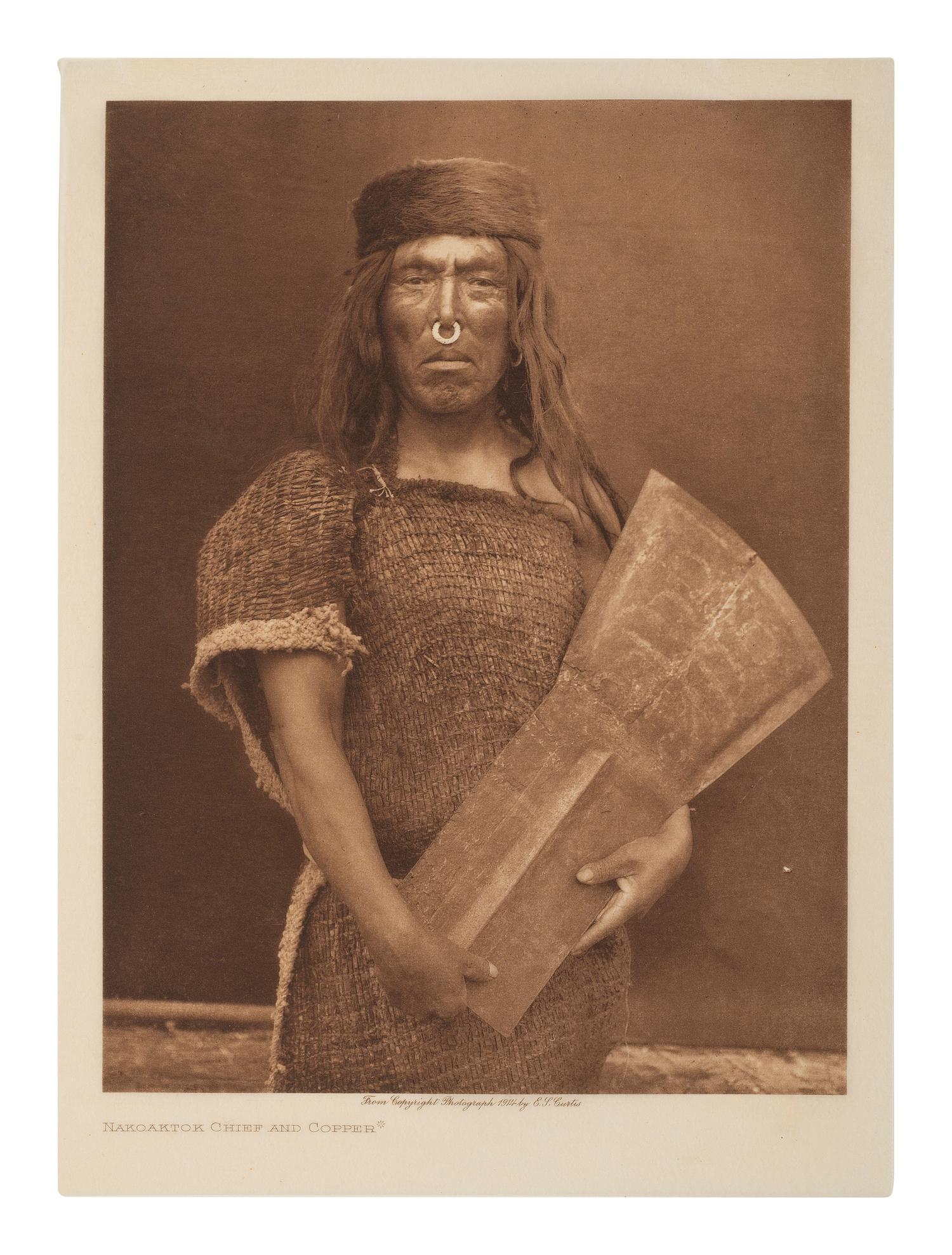 CURTIS, Edward (1868-1952).13 volume photogravures of Native American subjects, incl. Chief Joseph.